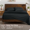 thumbnail image 3 of Bare Home Pillowcase Set - Envelope Closure - Premium 1800 Collection - Double Brushed - Ultra Soft - Standard Size, Black, 2 Count, 3 of 6