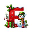 thumbnail image 2 of Bdday 26 Letters Christmas Tree Decoration Pendant Christmas Tree Ornaments Personalized DIY Christmas Ornaments Christmas Decoration Xmas Tree Hanging Decor Feature, 2 of 4