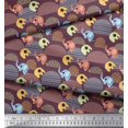 thumbnail image 3 of Soimoi Rayon Fabric Cute Elephant Kids Decor Fabric Printed Yard 42 Inch Wide, 3 of 3