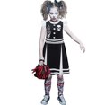 thumbnail image 4 of Déguisement d'Halloween pour Filles Skull Cheer Leader, Robe de Danse à Manches Volantées, Uniforme d'Équipe Rooter, 4 of 6