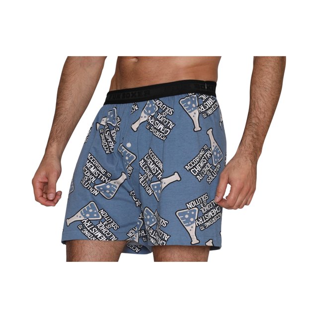 Men's' Underwear Fun Print Briefs Adult Boxer Shorts