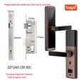thumbnail image 1 of Biometric Fingerprint Door Lock DB20 Black Smart Lock Tuya App Remote Unlocking Keyless Lock Electronic Door Lock ,More Secure, 1 of 4
