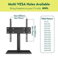 thumbnail image 3 of Onn. 32 in.–65 in./81.28 cm–165.1 cm Swivel TV Base, ETL Listed, 3 of 12
