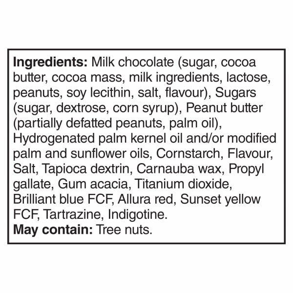 M&M'S, Peanut Butter Milk Chocolate Candies, Sharing Bag, 165g