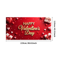 thumbnail image 3 of Valentines Day Gnomes Banner Party Backdrop Happy Valentines Background Home Decorations Indoor Outdoor Decor Photography Props, 3 of 4