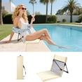 thumbnail image 4 of LSLJS Tapis de Plage Pliable avec Dossier 80 X 40 cm Tapis de Soleil de Plage Ajustable Chaise Longue de Plage en Tissu Tapis Inclinable Chaise Longue Tapis de Plage Rembourré avec Dossier Chaise Pliante en Tissu, 4 of 6