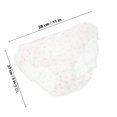 thumbnail image 2 of WRISTBIQUE 7Pcs Disposable Briefs Assorted Color Soft Breathable Non Woven Fabric for Postpartum and Travel, 2 of 8