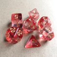 thumbnail image 3 of segolike 7 Pcs Polyédriques D8 D10 D12 D20 Jouets de Divertissement de Jeu de Table Familial, Rouge, 3 of 4