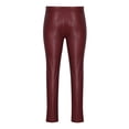 thumbnail image 4 of EGNMCR Pantalon Léger pour Homme, Pantalon Cargo Homme, Pantalon en Lin Homme Pantalon Décontracté Punk Rétro Gothique pour Homme Pantalon en Cuir Décontracté Uni Pantalon Pleine Longueur Homme Pantalon, 4 of 5