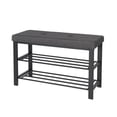 thumbnail image 2 of neatfreak! Fabric Upholstered Shoe Storage Bench, 2 of 9