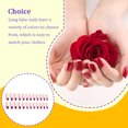 thumbnail image 3 of ruzhgo Length Coffin Fake Nail Scratch Resistant Press-on Fingernails Removable Trimble Nail Tip Adjustable Manicure Stickers Girls Type 1 Type 30, 3 of 6