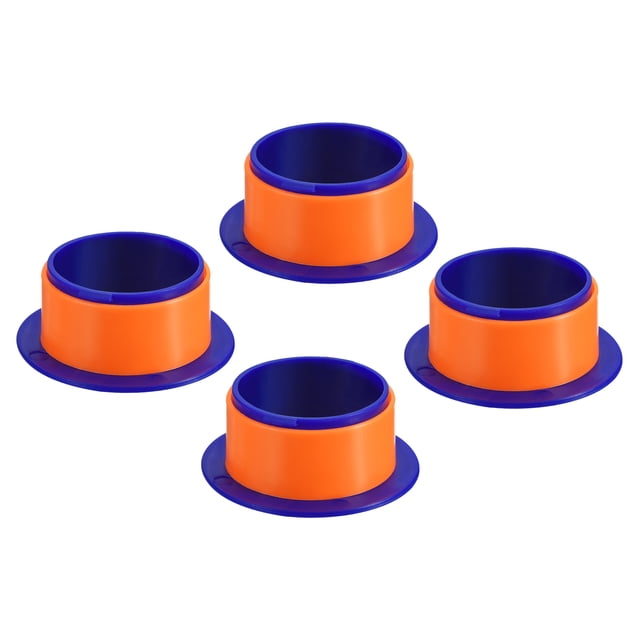 Uxcell Poignée pour Pellicule Rétractable 2,95 Pieds' 4 Pcs Distributeur de Pellicule Extensible Distributeur de Film Extensible Main en Plastique Bleu Foncé