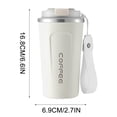 thumbnail image 3 of JWshufel Stainless Steel Coffee Mug Intelligent Temperature Display Portable Insulated Cup with Lifting Rope for Hot Cold Drinks Lightweight Easy to Carry and Clean, 3 of 4