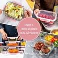 thumbnail image 4 of TechGen Premium Borosilicate Glass Food Storage Containers with Snap Locking Lids, 10 pack, 4 of 5
