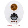 thumbnail image 4 of Light Sockets Lamp Holder White Plastic E27 110 250V Human Body Induction Automatic Ir Infrared Sensor Light Socket Base Lamp Holder, 4 of 8
