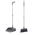 thumbnail image 2 of Dvkptbk Broom and Dustpan Brooms and Dustpan Floor Brush 3-in-1 Set Household Cleaning Supplies Stainless Steel Handle Brooms and Dustpan Combo Set for Home Office Cleaning Supplies, 2 of 9