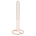 thumbnail image 2 of Tissue Reserve Paper Holder, Iron Material Good Toughness Wrought Iron Tissue Holder  For Desktop Rose Gold, 2 of 8