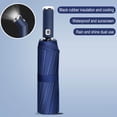 thumbnail image 1 of Fully Automatic Led Lighting Umbrella Three-folding Household Tools Rain Gear Supplies, 1 of 7