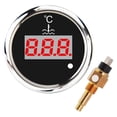 thumbnail image 1 of Digital 52mm Water Temp Gauge 40-120 With Water Temperature Sensor Sender M16*1.5 Water Temp Meter Indicator For Car Boat ,Wide Applicability, 1 of 6