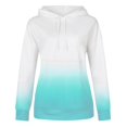 thumbnail image 4 of Penkiiy Sweat à Capuche pour Femmes Mode Décontractée Patchwork Bleu Ciel Y2K, 4 of 4