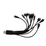 10-in-1 Universel USB Câble de recharge avec connecteurs multiples pour smartphones et tablettes