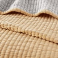 thumbnail image 4 of Mainstays Garment Wash Adult Matelasse Quilt, Yellow, King, 1 Piece, 4 of 4