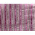 thumbnail image 4 of oneOone Georgette Viscose Fabric Geometric Sign|Triangle & Stripe Block Print Fabric BTY 42 Inch Wide, 4 of 4