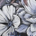 thumbnail image 1 of oneOone Cotton Poplin Medium Blue Fabric Florals Craft Projects Decor Fabric Printed By The Yard 56 Inch Wide, 1 of 4