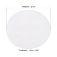 thumbnail image 2 of Unique Bargains Doublure de Couvercle en Mousse 63mm/2.46 Pouces, 100 Pcs Joint Sensible à la Pression Résistant PS Blanc Rouge, 2 of 7