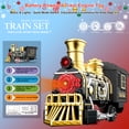 thumbnail image 2 of UFULMN Electric Train Set with 3D Elevated Tracks Quiet Mode Christmas Train Maximum Recommended Age 3+ for Kids Material, 2 of 6