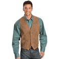 thumbnail image 3 of Scully 503-221-48 Mens Leather Wear Western Vest, Maple, Size 48, 3 of 3