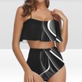 thumbnail image 1 of LSLJS Ensemble de Maillot de Bain Bikini à Volants pour Femmes, Ensembles de Bikini pour Femmes, 1 of 5