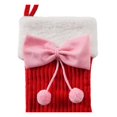 thumbnail image 3 of Temps de vacances Red Corduroy Bow Bas, 21 pouces, couleur rouge, 3 of 4