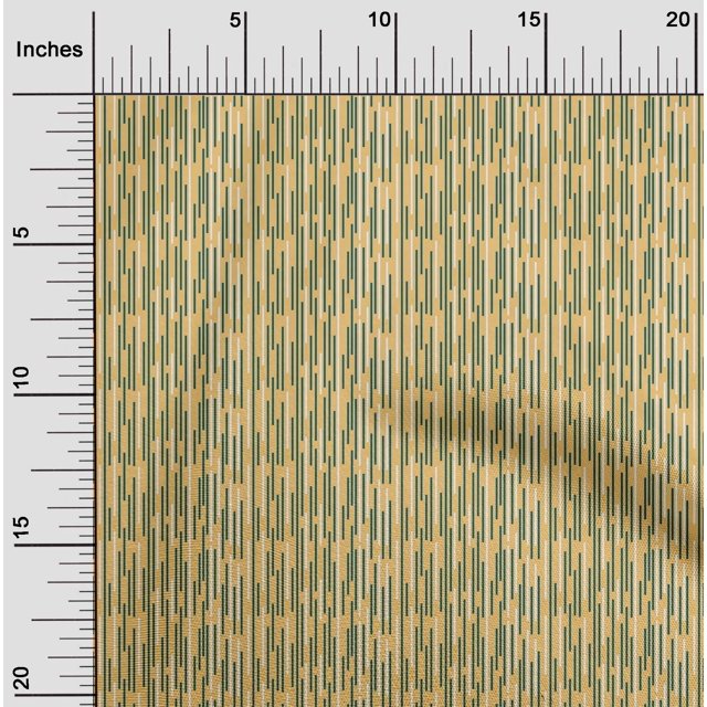 oneOone Cotton Silk Fabric Abstract Stripe Print Fabric By Yard 42 Inch Wide