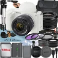 thumbnail image 1 of Sony ZV-E1 Mirrorless Camera (White) with FE 28-60mm Lens + 128GB Card + Case + Wideangle + Tripod + ZeeTech Accessory Bundle, 1 of 5