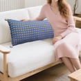 thumbnail image 2 of pstuiky Soft Velvet Long Pillow for Side Sleepers & Leg Support 60Cm Length with Removable Cover & Inner Pillow Sofa, Bed, Dormitory Cushion In Multiple Colors, 2 of 8