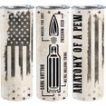 thumbnail image 1 of Gobelet Droit en Acier Inoxydable Skinny 20 OZ (Drapeau), 1 of 1