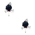 thumbnail image 1 of Youkk Cloth Chic And Stylish Brooch Pin Fashion Statement With Exquisite Piece Modern Minimalist Corsage black 2Set, 1 of 6