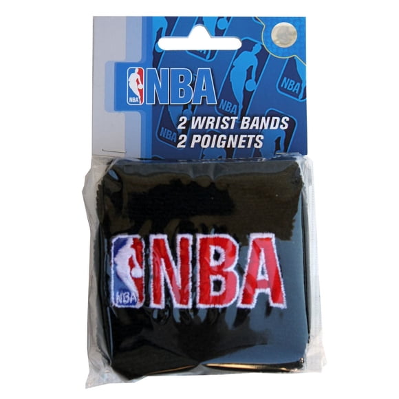 NBA Wristbands, Black/White
