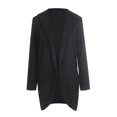 thumbnail image 3 of Manteau Fin en Laine à Capuche pour Femmes, Veste Décontractée Ample, 3 of 4