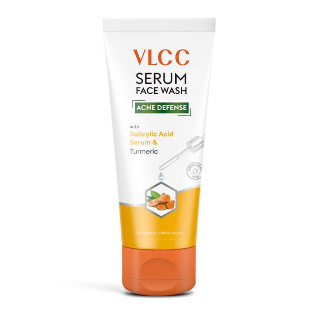 VLCC Clarifying Face Wash, Face Cleanser with Turmeric, 100 ml