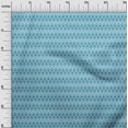 thumbnail image 3 of oneOone Polyester Lycra Teal Blue Fabric Asian Ikat Sewing Craft Projects Fabric Prints By Yard 56 Inch Wide, 3 of 4