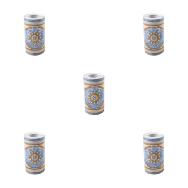 Maytalsory Decorative And Waterproof Wallpaper Border Stickers Non-toxic And Odorless Self-adhesive PVC style 6 5Set