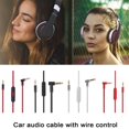 thumbnail image 3 of [TOP.SALE]Replacement 3.5mm L Jack Audio Cable Cord Wire With 90 Degree Angle Audio Line With Mic Solo High Definition Studio Pro, 3 of 12