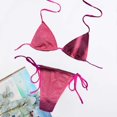 thumbnail image 5 of Maillots de Bain Femmes 2Pcs/Set Maillot de Bain Assorti Triangle Bas Attrayant Deux Pièces Bikini Ensemble, 5 of 5