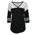 thumbnail image 1 of Soffe Women's Fan Crew V-Neck Jersey - 3053V, 1 of 1