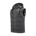 thumbnail image 1 of cllios Men's Heated Vest Lightweight USB Rechargeable Heated Vest for Men without Battery Included Plus Size Heated Vest Coat Dual Control 9 Heating Zones Heat Hoodies, 1 of 3