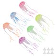 thumbnail image 3 of Artificial Jellyfish, Durable Fish  Decorations Artificial Glowing Jellyfish With Suction Cups For Fish  Aquarium For Decoration, 3 of 8