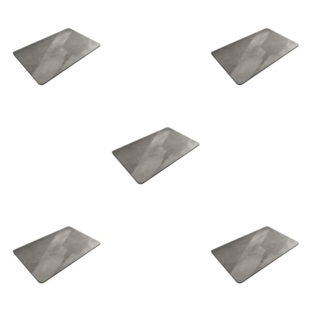 Transemion 1/2/3/5 Prompt And Strong Water Absorption Quick-drying Bath Rug No Shedding No Dirt Hiding Bath Rug-Rubber GFT1104 30*40cmStrong Water 5PCS