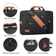 thumbnail image 4 of ESTARER 3 In 1 Laptop Bag for Men, 17-17.3 Inch Laptop Backpack Computer Satchel Bag for Work/Travel/Business, Convertible Backpack Briefcase Water resista, 4 of 6